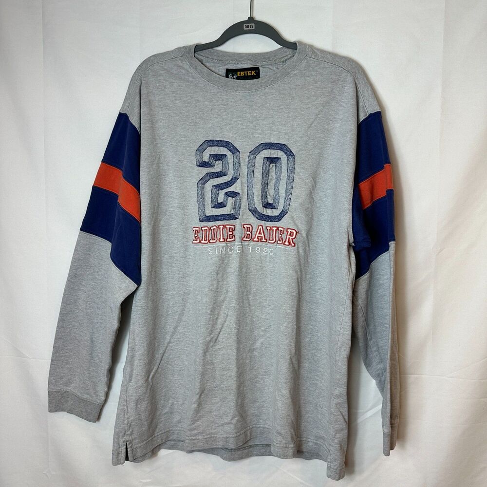 Vintage Eddie Bauer EBTEK Long Sleeve Tee Large